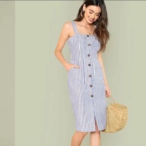 LAST CALL!!! Pinstripe Pencil Dress